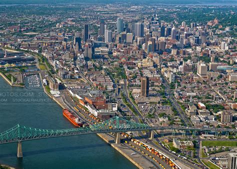 Aerial Photo | Downtown Montreal Skyline