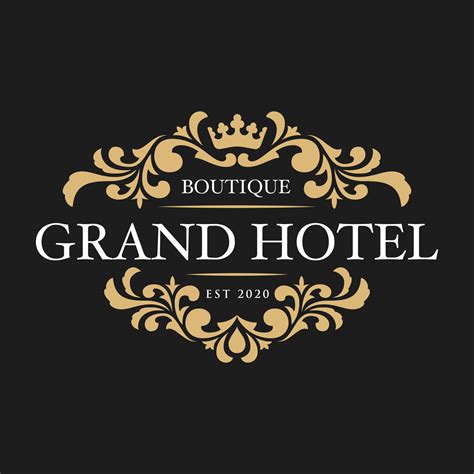 Vector illustration logo grand hotel boutique vintage design 13087536 ...