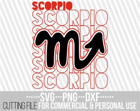 Scorpio Svg Zodiac Sign Svg Horoscope Dxf Astrology Svg - Etsy