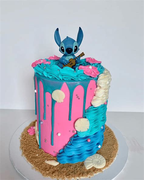 Lilo and Stitch Birthday Cake Ideas Images (Pictures) in 2022 | Cute ...