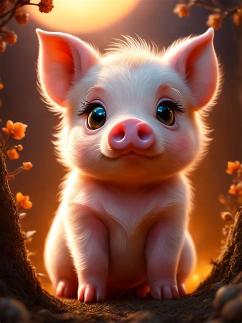 Adorable Piglet