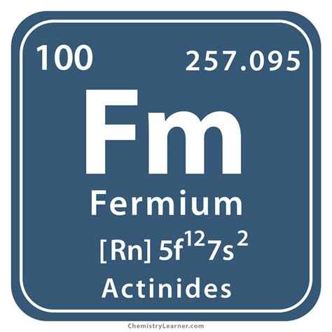 Fermium, Facts, Symbol, Discovery, Uses