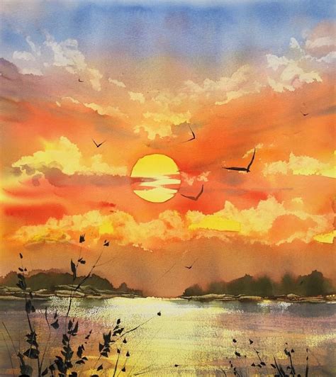 Pin by Teo on Idei de picturi | Watercolor art landscape, Watercolor ...