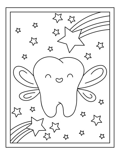 Tooth Fairy Coloring Book Coloring Pages