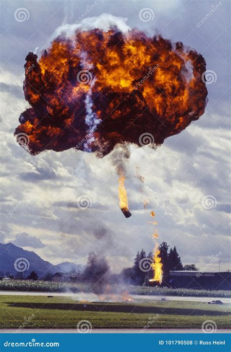 Image of a Barrel Bomb Explosion Stock Photo - Image of firery, flash ...