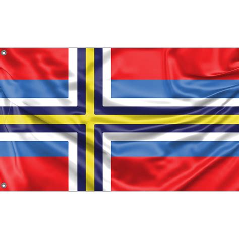 Scandinavia Flag Unique Design Print High Quality Materials Size 3x5 Ft ...