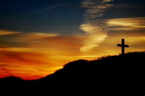 Free photo: Cross at Sunset - Cross, Faith, Jesus - Free Download - Jooinn