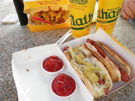 Coney Island - World Famous Nathan's hot dog----YUMMY | Food, Hot dogs ...