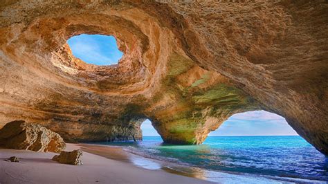 Cave Beach in Algarve, Portugal wallpapers and images - wallpapers ...