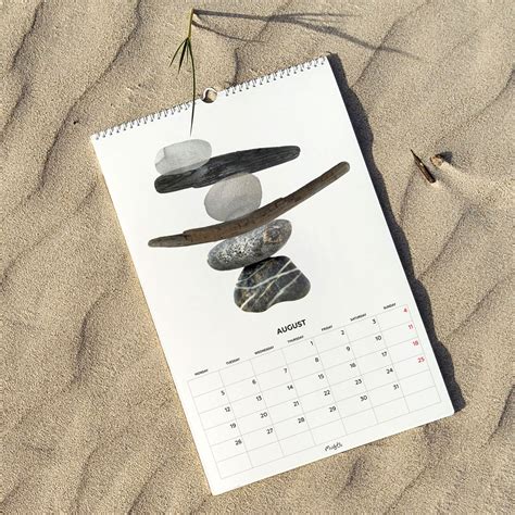 2024 Wall Calendar With Nature Inspired Serenity Art of - Etsy