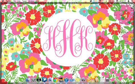 Preppy Monogram Wallpaper - WallpaperSafari