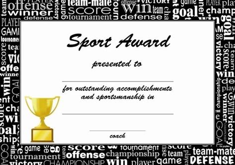 Sports Award Certificate Template Word (11) - TEMPLATES EXAMPLE ...