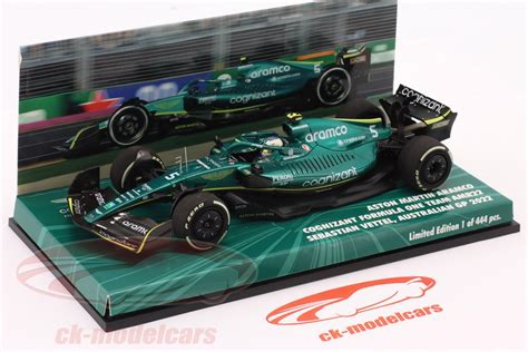 Minichamps 1:43 S. Vettel Aston Martin AMR22 #5 Australia GP formula 1 ...