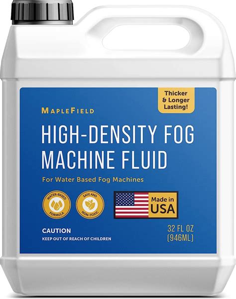 High Density Fog Machine Fluid for Parties & Events - Long-Lasting ...