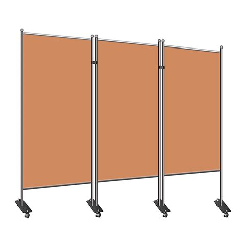 Buy TWSOUL Room Divider, Office Partition, 3-Panel Office Divider ...