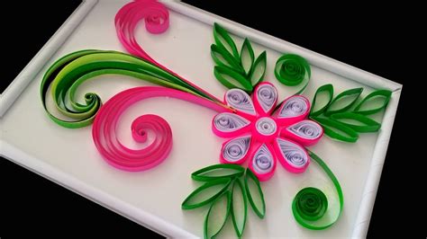 beautiful handmade quilling design / paper flower design / quilling ...