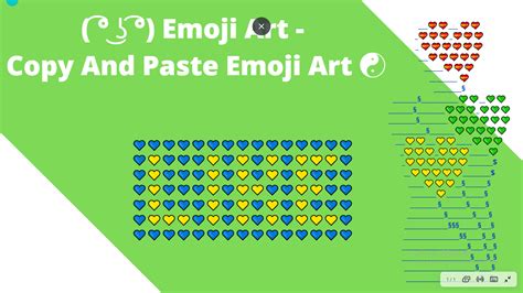 #1 Emoji Art 👉 Copy And Paste Emoji Art 💕😍