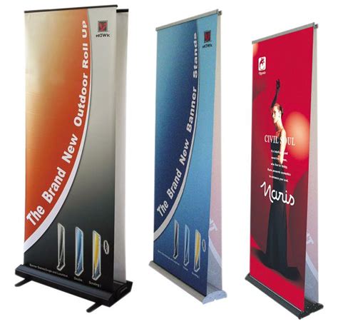 Double sided Pull up banner stands are ideal for exhibitions and events ...