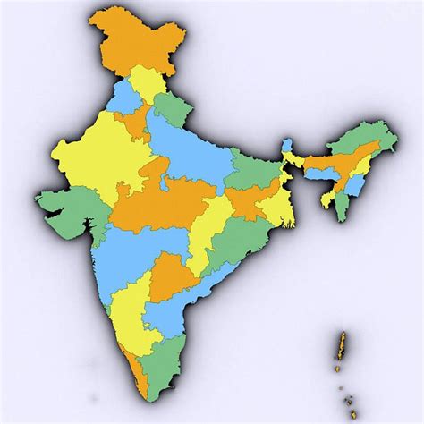 map of india 3d | India map, India poster, Clean india posters