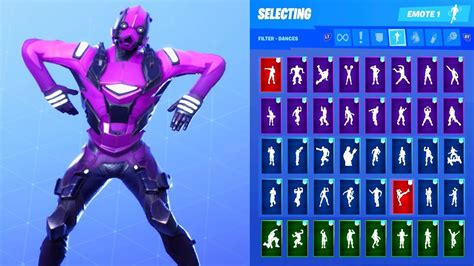 DARK VERTEX SPECIAL EDITION SKIN SHOWCASE WITH ALL FORTNITE DANCES ...