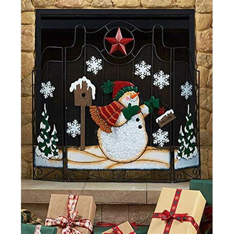 Christmas Themed Fireplace Screens – Mriya.net