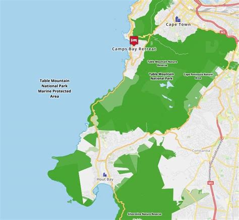 Map for Camps Bay Retreat - Cape Town Boutique Hotel - Hotel in Camps Bay