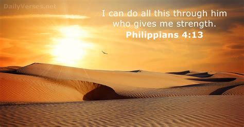 January 16, 2022 - Bible verse of the day - Philippians 4:13 ...