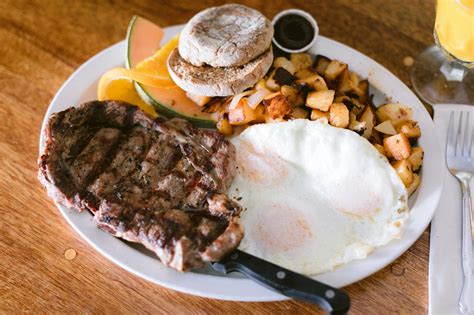 Ribeye Steak 'n Eggs - Special Menu - Summerland Beach Cafe - American ...