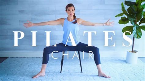 Chair Pilates for Seniors & Beginners || Gentle Pilates Workout with ...