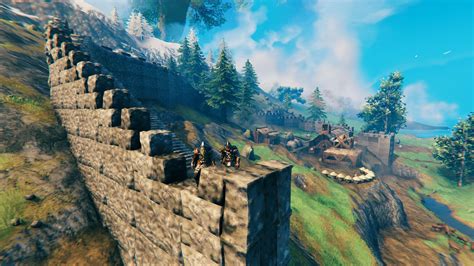 After 1000+ Stone, And Many Hours, The Great Wall Of Valheim Is D76