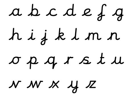 Letter I In Cursive Writing