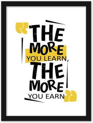 Motivational Quote Poster For Office Wall , Study Room, Paper Print ...