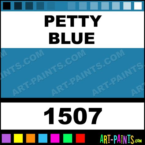 Petty Blue Acrylic Enamel Paints - 1507 - Petty Blue Paint, Petty Blue ...