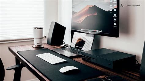 All 25 Black Desk Setup Ideas from Famous Influencers