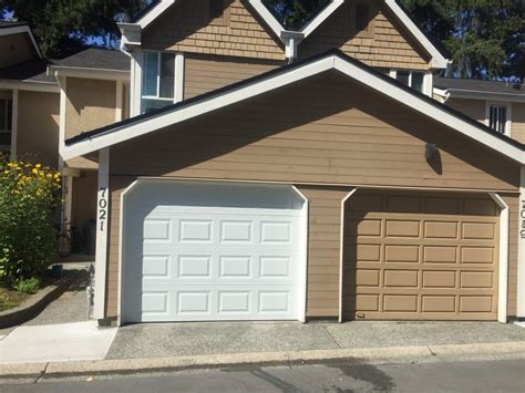 Single car Garage Doors Upgraded to Steel Doors with Insulation ...