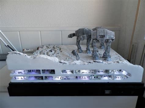 Battle of Hoth Diorama by L&M Studio | Star wars, Projekte