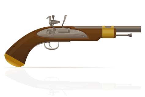 Flintlock Pistol Drawing