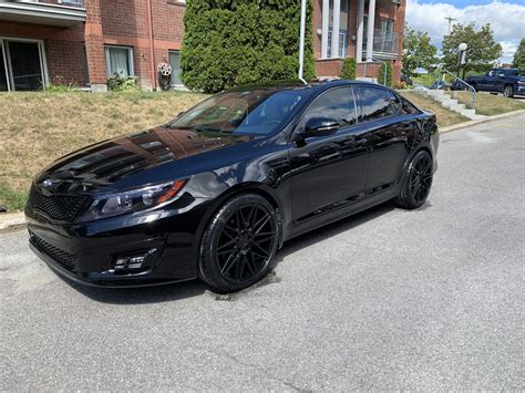 Kia Optima 20 inches black rims | Kia optima, 20 inch rims, Kia