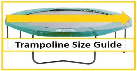 Trampoline Size Guide