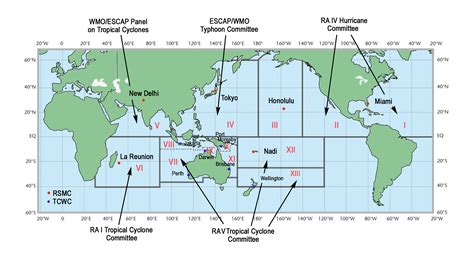 Hurricane World Map - World Map Gray