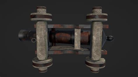 Cannon 3D Model $5 - .max .obj .fbx - Free3D