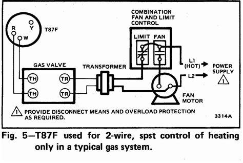 2 Wire Honeywell Thermostat Wiring Diagram