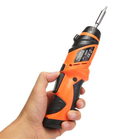 6v foldable electric screwdriver power drill battery operated cordless ...