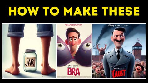 How To Make AI Generated Disney Movie Posters (Totally Free!) - YouTube