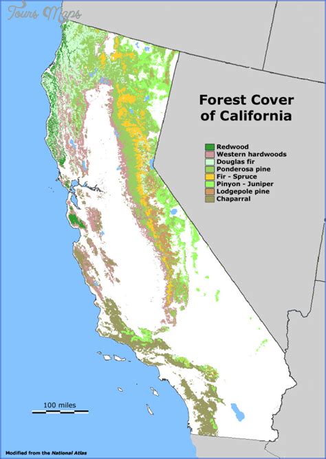 National Forests In California Map | Printable Map