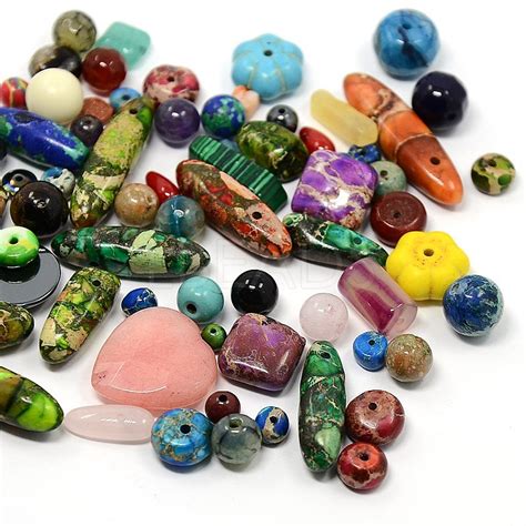 Natural & Synthetic Gemstone Beads - Lbeads.com