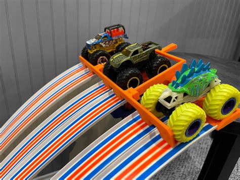 6 Lane Raceway Hot Wheels Compatible Monster Truck - Etsy