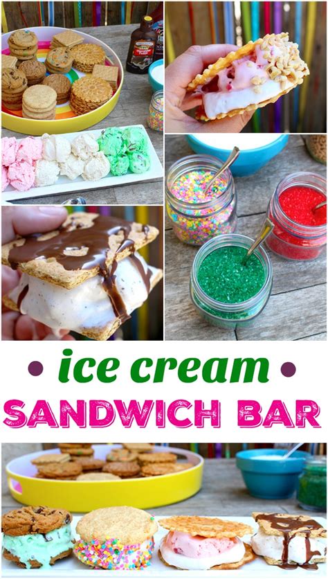 Make Your Own Ice Cream Sandwich Bar