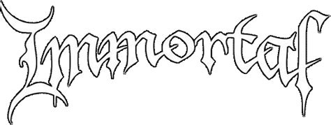 IMMORTAL OFFICIAL WEB SITE Metal Band Logos, Rock Band Logos, Metal ...