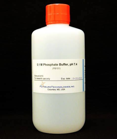 0.1 M Phosphate Buffer, pH 7.4 - FD Neuro Technologies, Inc.